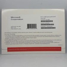 Windows Win 10 pro 64 bit installation DVD w/ Genuine License Product Key Sealed