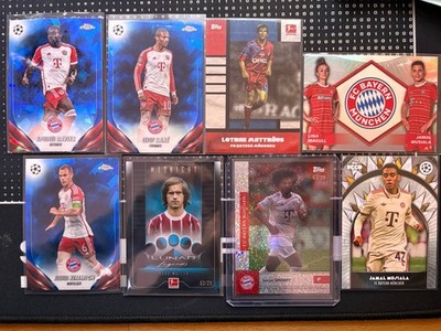 Topps Bayern München Lot - Gerd Müller /25, Gnabry /99, Kimmich, Musiala & Mehr