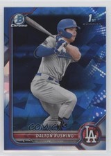2022 Bowman Chrome Draft Sapphire Edition Dalton Rushing #BDC-84 1t6k