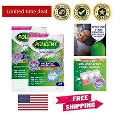 Powerful Antibacterial Dental Cleanser Tablets - 180 Count for Fresh Appliances
