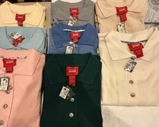 Lane Bryant / Venezia Jeans Women’s Waffle Knit LS Polo Size 18/20