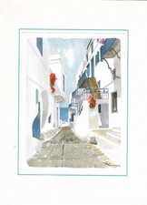 GREEK ISLAND, PICTURE OF A PHOTO, LOT2