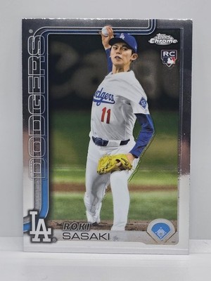 2025 Topps Chrome Baseball Roki Sasaki card #217