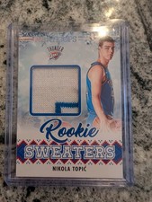 2024-2025 Panini NBA HOOPS Rookie Sweater Nikola Topic RC