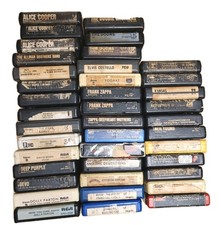 Classic Rock 8-Track Lot of 40- The Who Quadrophenia Hendrix Beatles Cream Zappa