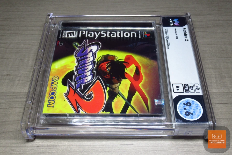 WATA 9.6 A+ - Strider 2 PlayStation 1, PS1 2000 NEW! - RARE! - Image 3 of 4