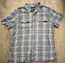 Banana Republic Men s XXL Slim Fit Button Up Short Sleeve Shirt 100 Cotton