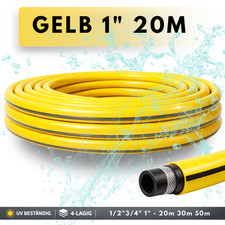 Wasserschlauch Schlauch 1 Zoll 20m Gartenschlauch 1" 20 m 4 lagig