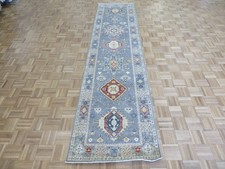 2'11 x 12'1 Runner Hand Knotted Gray Peshawar Oriental Rug G16075