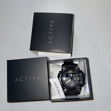 NEW! Activa x Invicta BlackOps Digital Men's ACW1637-00156mm Dual Time 5ATM