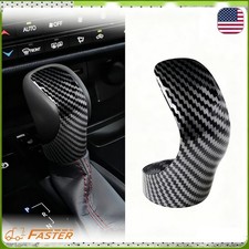 Upgrade For 15-18 Lexus Es Gs Rc Carbon Fiber Gear Shift Knob Cover Shifter Trim Upgrade For 15-18 Lexus Es Gs Rc Carbon Fiber Gear Shift Knob Cover Shifter Trim