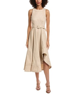 Cinq À Sept Two-Tone Zelda Midi Dress Women's