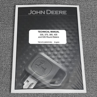 #ad John Deere 335 375 385 435 535 Baler Service Repair Technical Manual TM1472 $103.35
