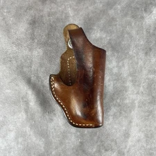 Vtg Bianchi 18A Right Leather Clip On Holster fits Beretta 950BS Jetfire, Minx