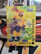 Roman Josi 2022-23 Skybox Metal Universe Hot Numbers #HN-16 Lenticular SP