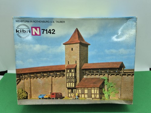 Escala N Kibri 7142 torre de defensa con muro en Rothenburg. EMBALAJE ORIGINAL.  | Condition: Gebraucht