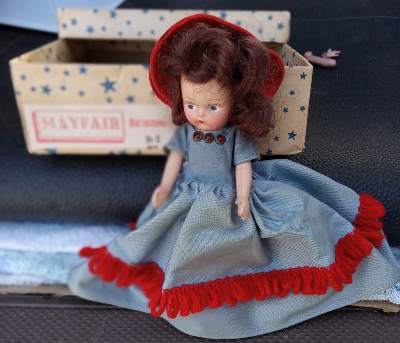 Vintage Mayfair Story Book Birthstone Doll / January  In Original  Box