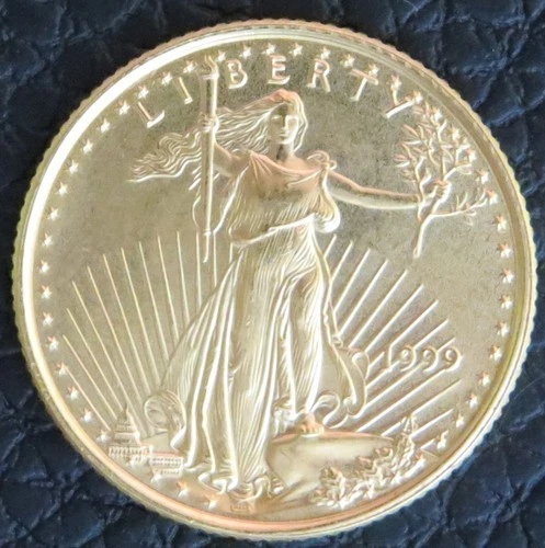 1999 1/10 oz American Gold Eagle BU Shipped in slab