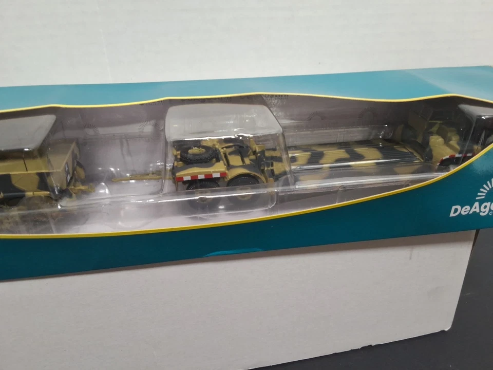 NEW - DEAGOSTINI 1/72 SPECIAL FAMO SD KFZ.9 + TANK TRAILER WW2 DIECAST SET ITALY - Image 3 of 4