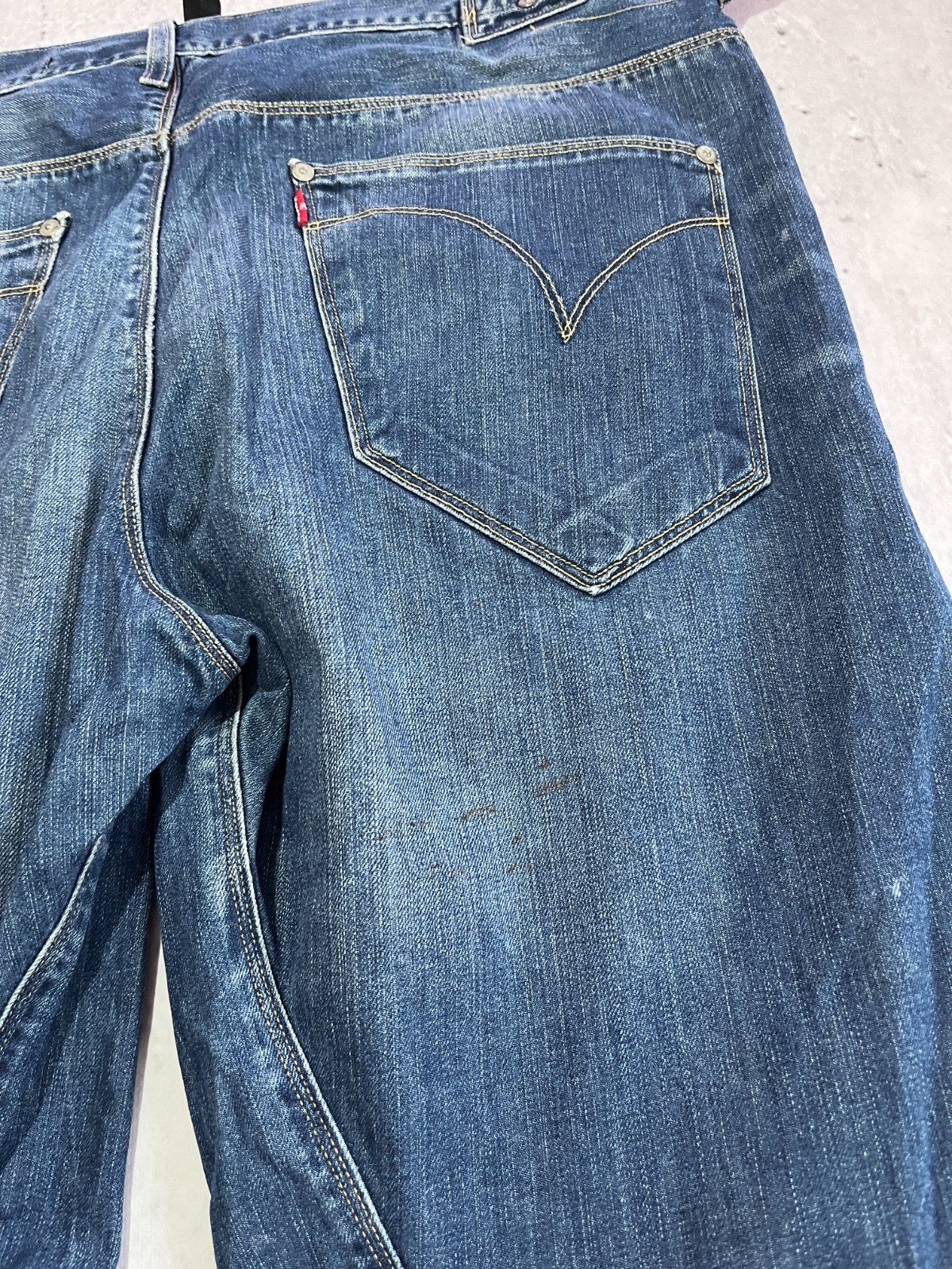 LEVI'S ENGINEERED JEANS 2007 TWISTED LEG VINTAGE Y2K DENIM PANTS SIZE 36X34 thumbnail 13