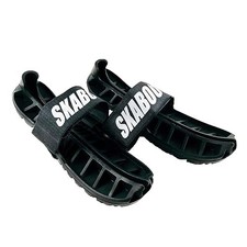 Hockey Skate Guards Small Black Synthetic Fabric Faux Leather