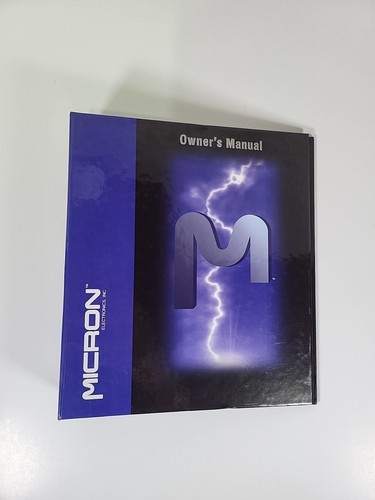 Micron PCI Bus System Users Manual Only - Picture 1 of 7