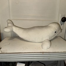 Wild Republic White Beluga Whale Plush Stuffe...