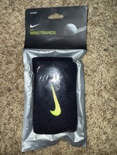 Nike Unisex Tennis Wristband Orange/Black Swoosh Nadal/Federer/Alcaraz