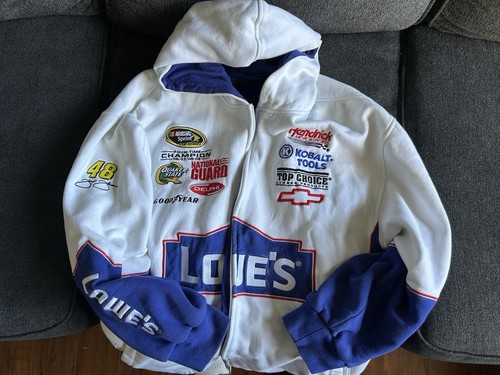 NASCAR Jimmie Johnson Lowe’s Hoodie XL - Picture 1 of 3