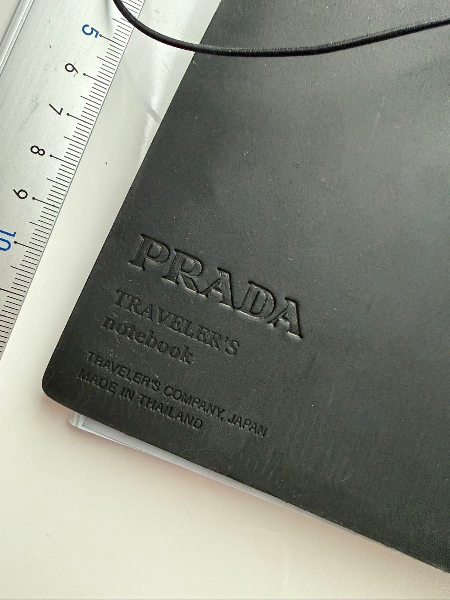 Ultra Rare PRADA x TRAVELER'S NOTEBOOK Limited Edition Black Regular  thumbnail 5