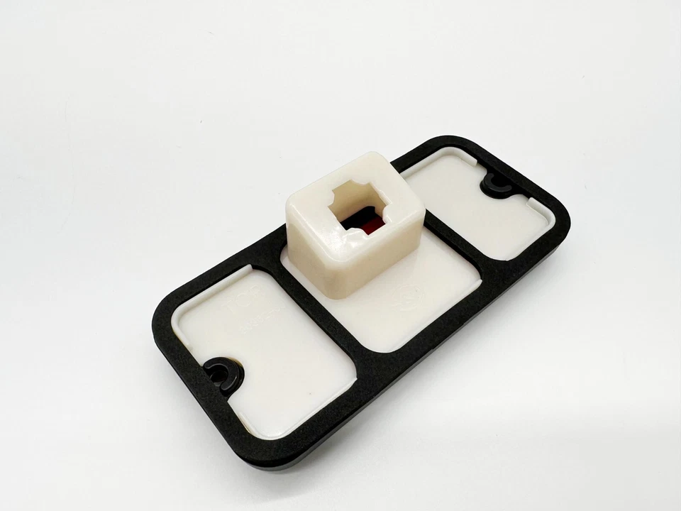 Luz de señalización lateral trasera del lado del conductor o del pasajero negra para camioneta Chevy K20 68-72 Foto 4 de 4