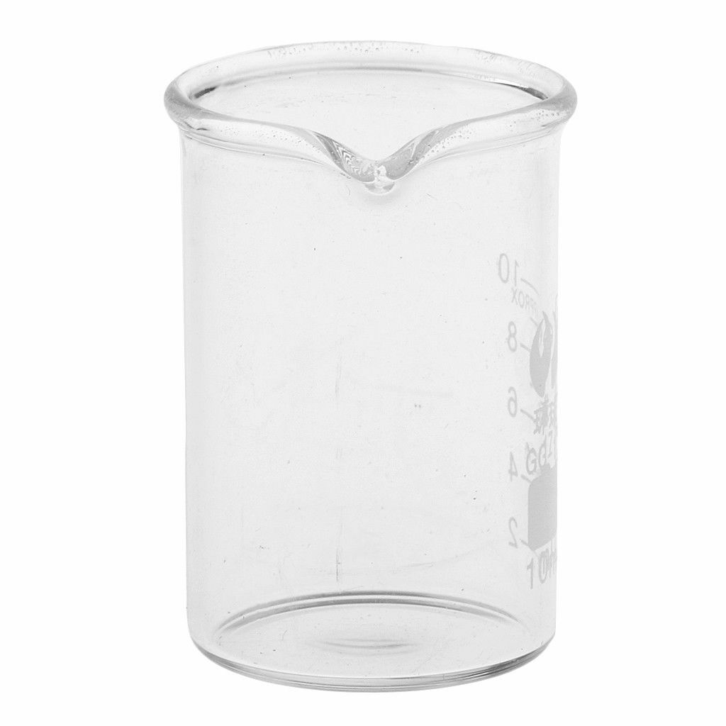 Glass Measuring Mug/Beaker - 5ml To 3000ml Capacity For Lab, School, Or Home Use