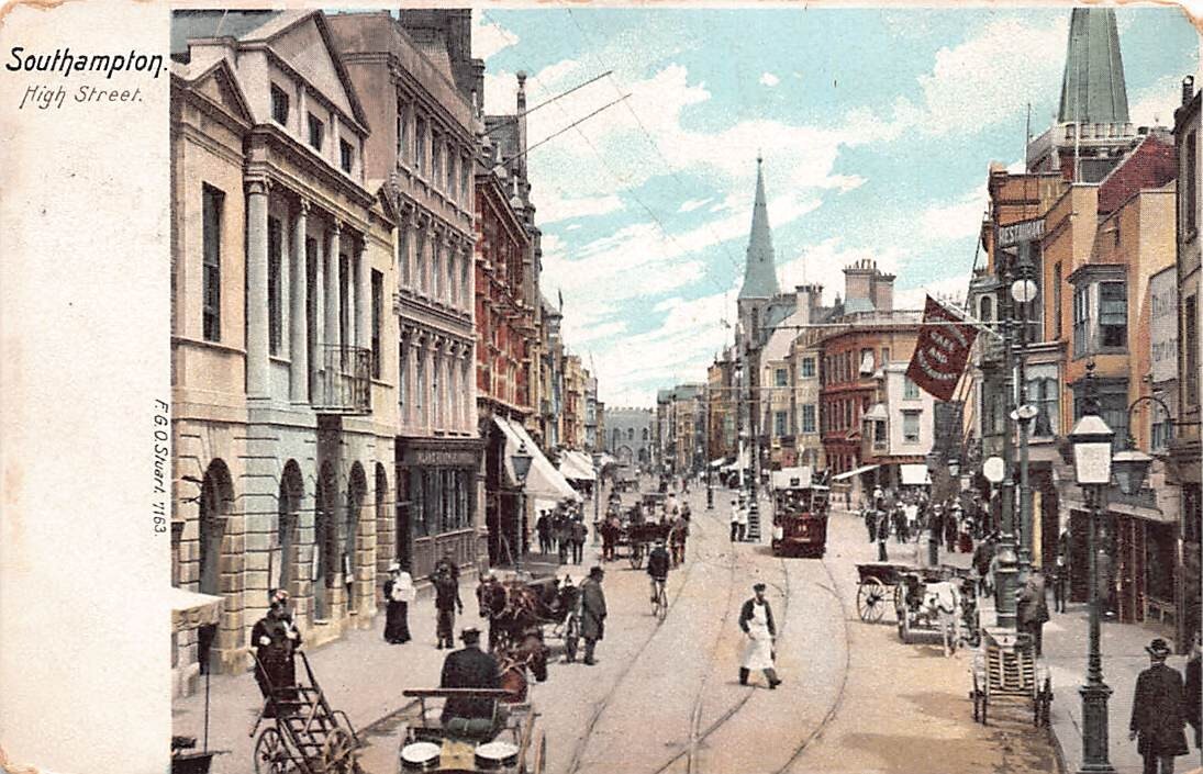 HISTORIA FAMILIAR - POSTAL - OLIVER - SOUTHEND ON SEA CLAREMONT ROAD WESTCLIFF