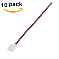 Hero-led Ls-cnt8-sw Led Strip Connector 2 Contacts 8mm Pigtail Connector 10-p... on sale Hero-led Ls-cnt8-sw Led Strip Connector 2 Contacts 8mm Pigtail Connector 10-p... on sale