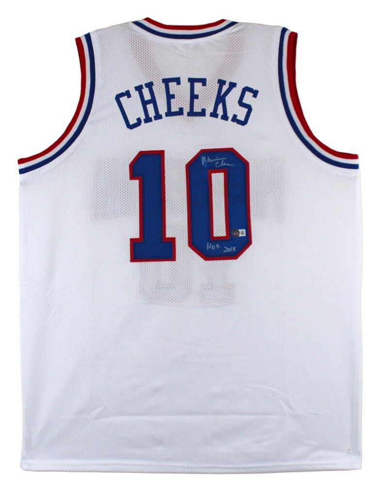Maurice Cheeks Signed Philadelphia 76ers Jersey (JSA) 1983 NBA