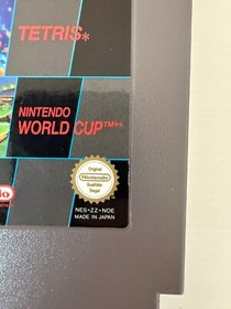 Super Mario Bros / Tetris / World Cup  Nes Game Cart PAL B Version With Sleeve
