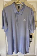 NWT Adidas Golf Ultimate Mini Dot Printed Performance Stretch Polo Shirt Medium
