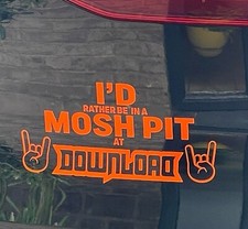 Download Festival|Custom Car Window Bumper|Vinyl Decal Sticker|Gift