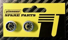 Pioneer WH202971 General Lee ‘Vector’ Rear Wheels (2 Pack) 1/32 Slot Car