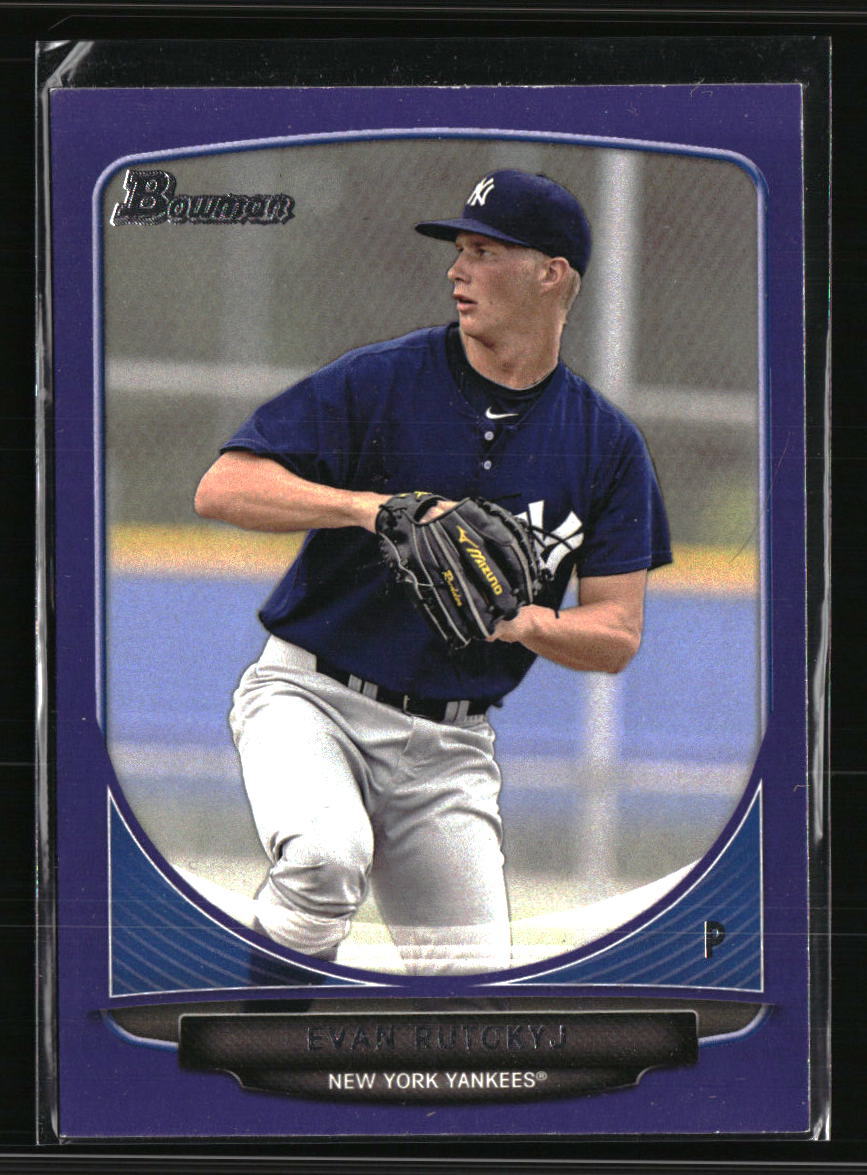 2013 Bowman Evan Rutckyj Rookie Card #BP99 MLB Prospect