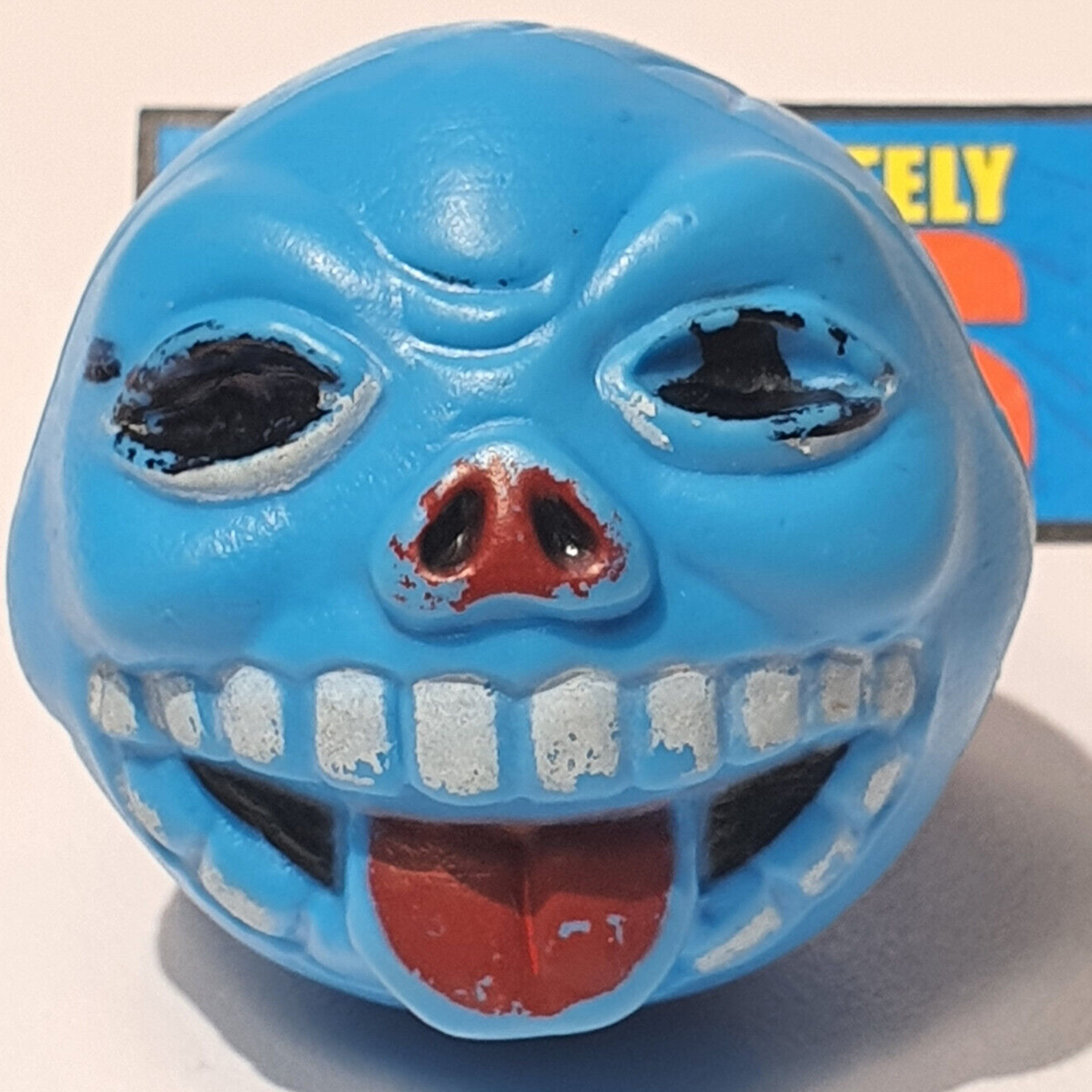 Mad Balls KO (11) / マッドボール Vtg VENDING MACHINE BALL FIGURE Madballs ko horror Knock Off blue