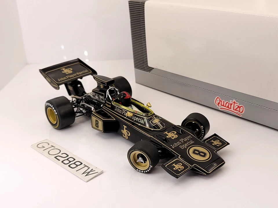 1/18 JPS Lotus 72D F1 1972 GB Winner #8 E.Fittipaldi "w/Firestone marks" Quartzo - Image 2 of 4