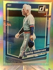 2023 Donruss Baseball Sparky Anderson Career Stat Line Wins Foil /500 Tigers