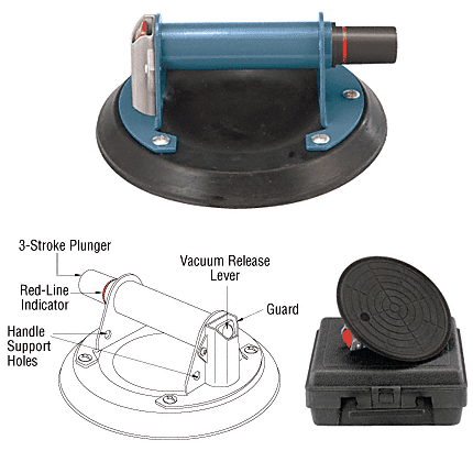 CRL S7950 8" Pump-Action Vacuum Lifter - Picture 3 of 5