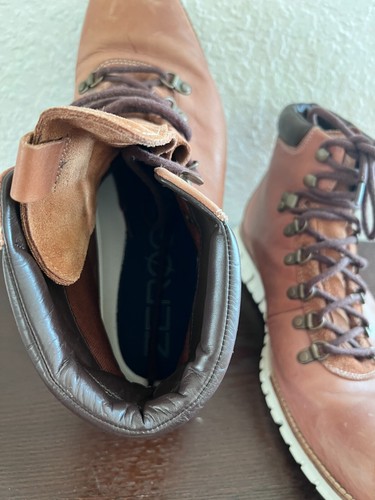 Stivali da escursionismo resistenti all'acqua Cole Haan ZeroGrand marrone Woodbury C25555 da uomo 12M - Foto 4 di 12
