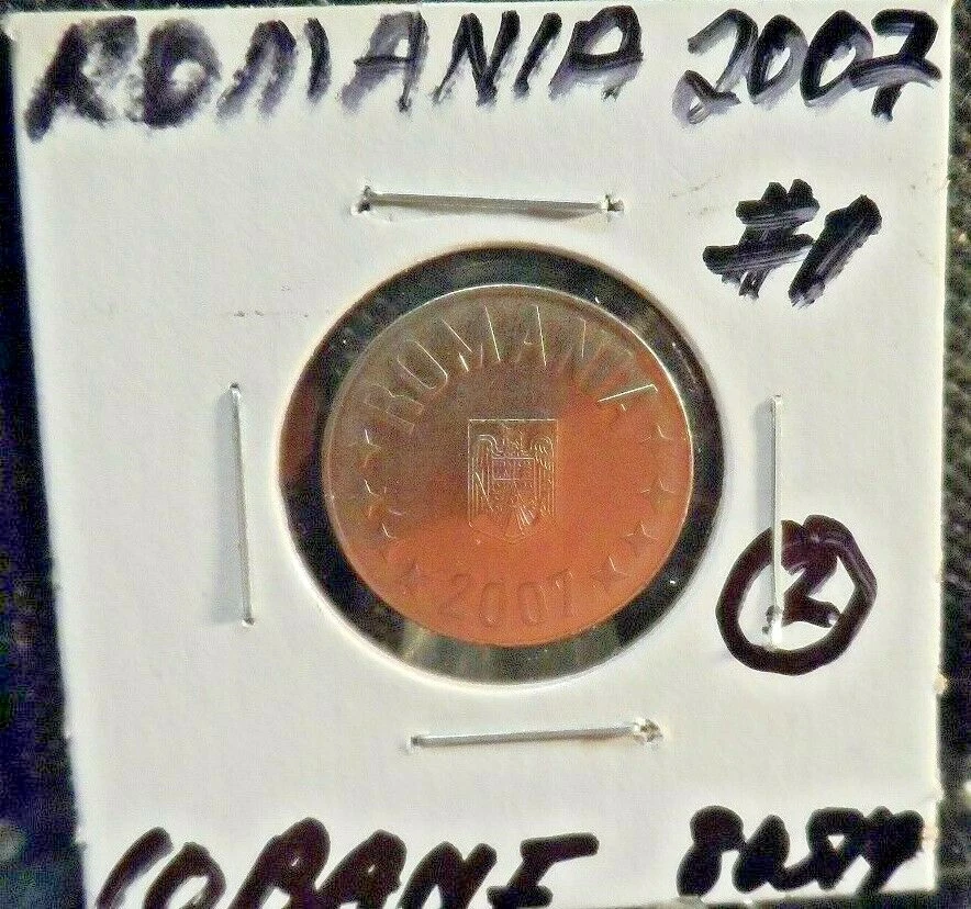 CIRCULATED 2007 10 BANI ROMANIAN COIN (80519)#2..... - Image 3 of 3