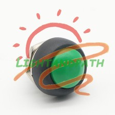 1Pcs Green 12Mm Waterproof Momentary Push Button Switch Mini Round Switch / 