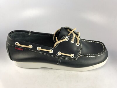 Sebago Navy Blue Leather Made in USA Boat/ Deck Shoes Women's SZ 11 M