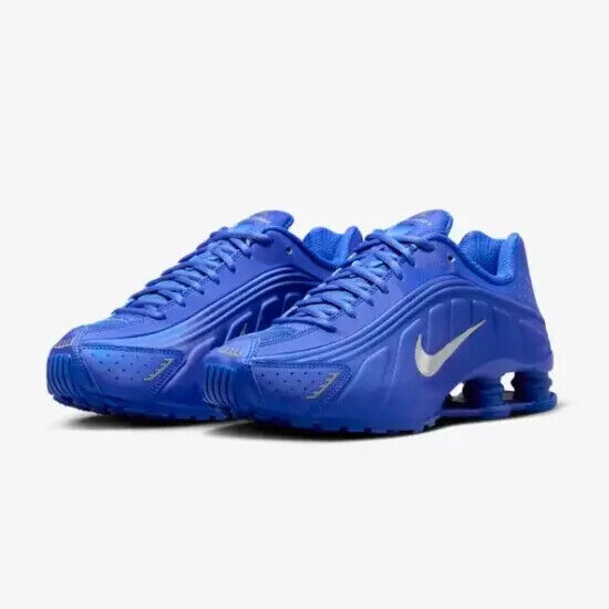 吉宗からけーす Nike WMNS Shox R4 Racer Blue and Metallic Silver HJ7303-445