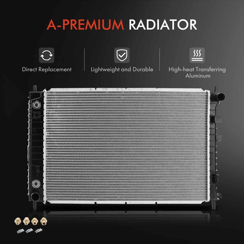 Kit de resfriamento de radiador e condensador CA para Saturn Vue 2004-2007 V6 3.5L Auto Trans. - Imagem 3 de 4